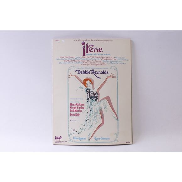 Irene, Vocal Selections, Broadway Musical, Sheet Music, Paperback - Picture 1 of 4